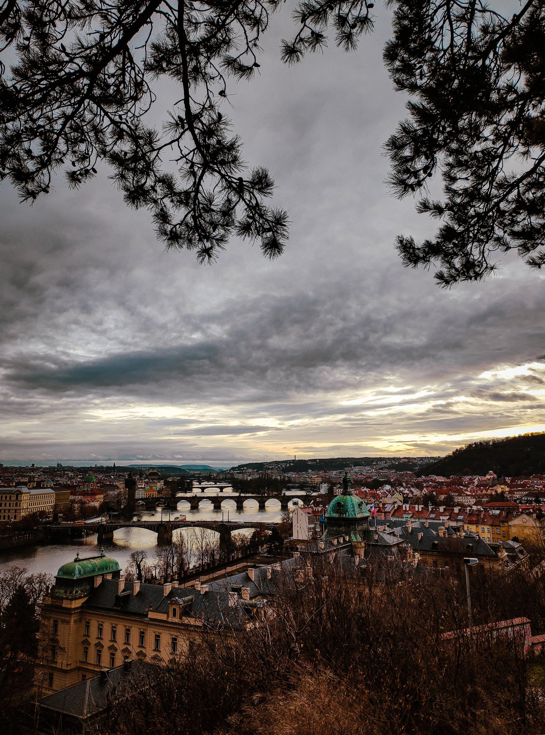 View from Letná Park Prague