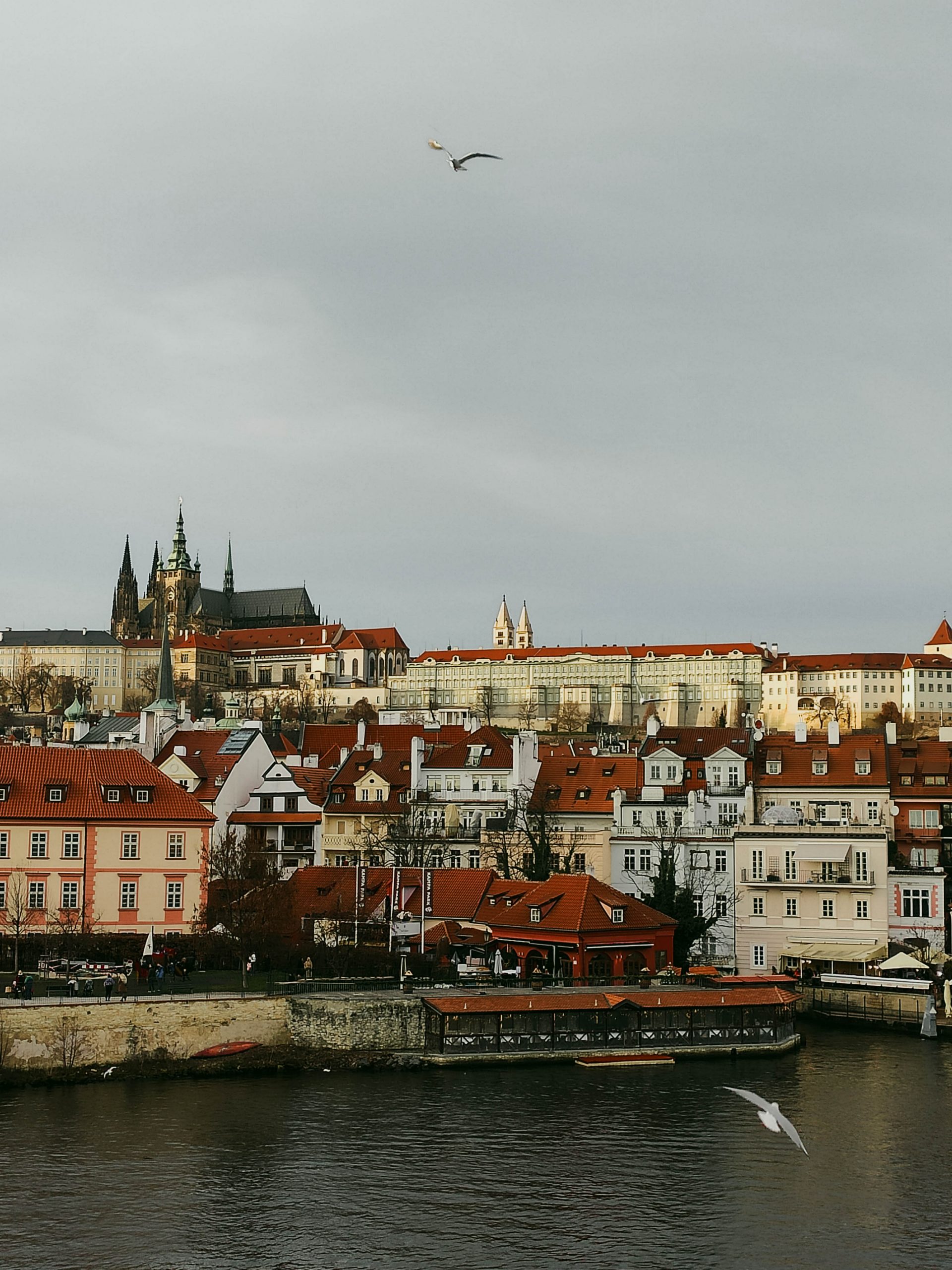 Prague view from Charles Bridge