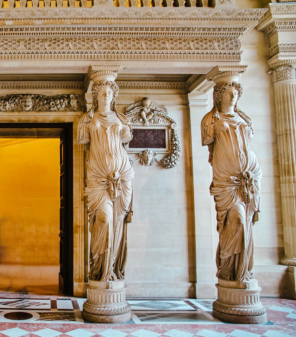 The Caryatids Paris Louvre