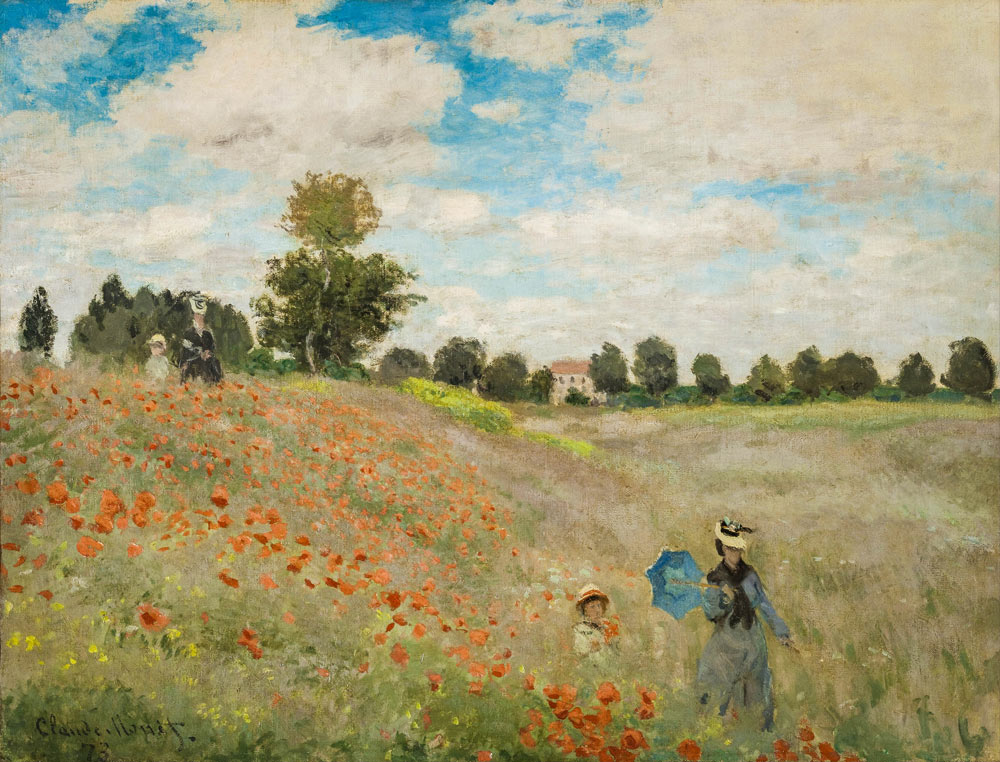 Claude_Monet - Poppy Field, Musée d'Orsay, Paris