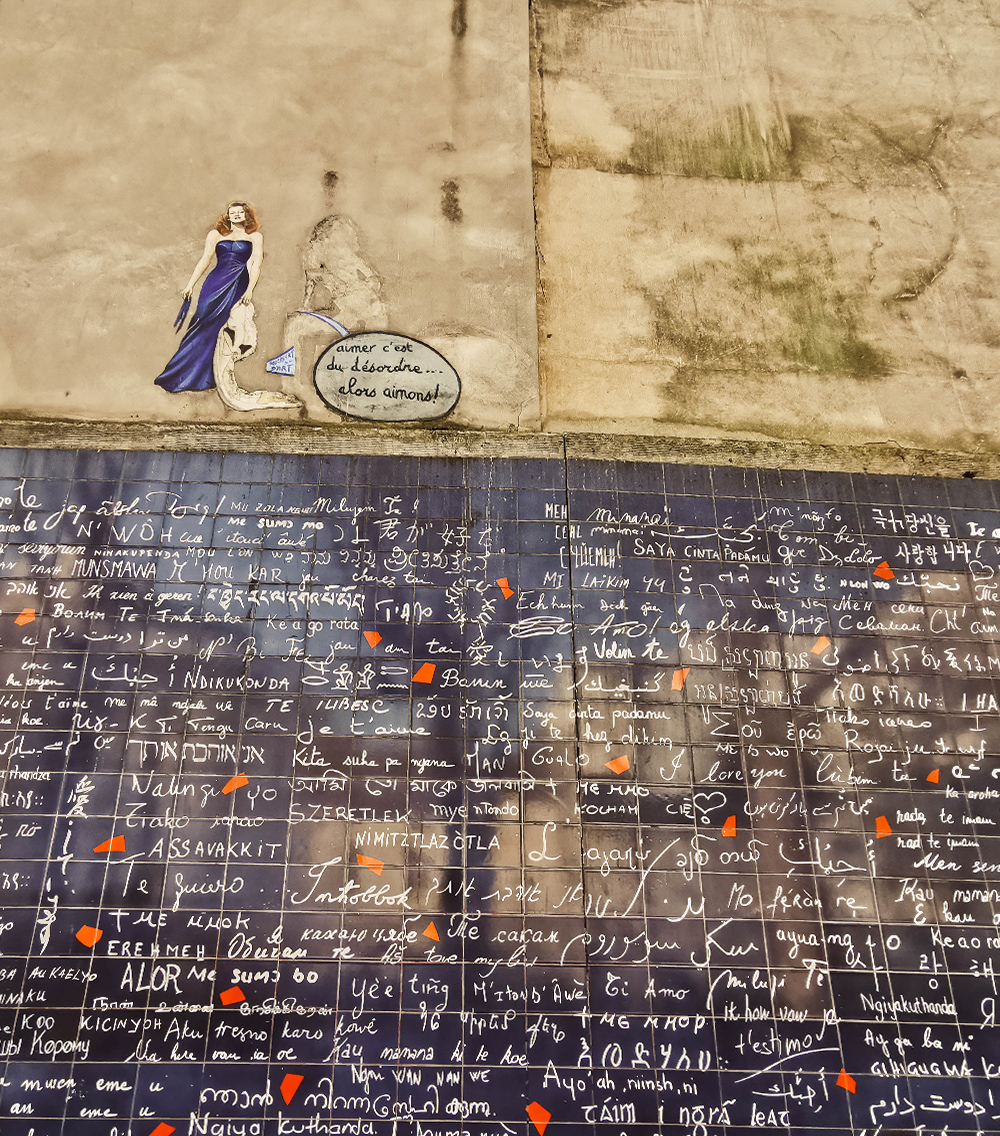 Montmartre - The "I love you" wall, Paris