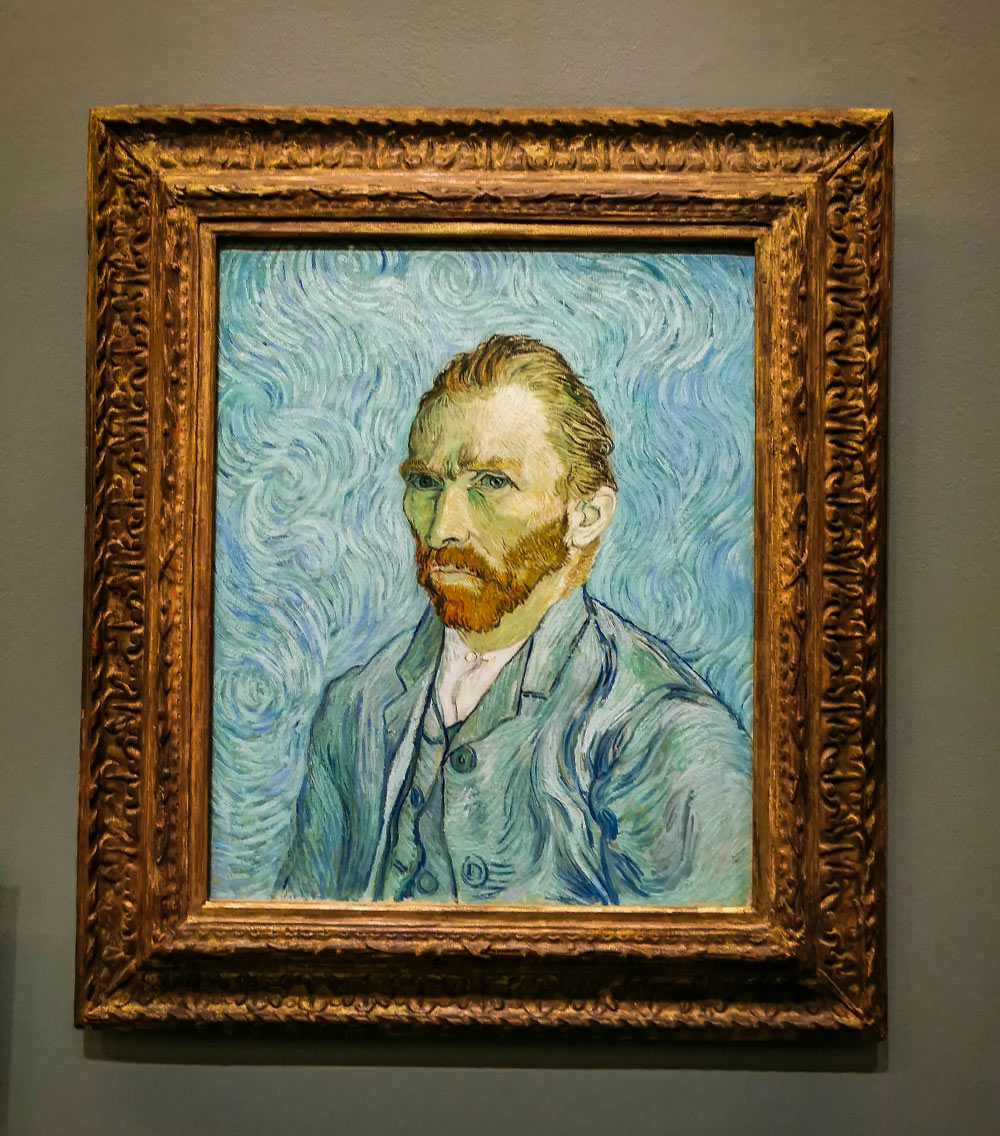 Self-Portrait - Vincent van Gogh, Musée d'Orsay Paris