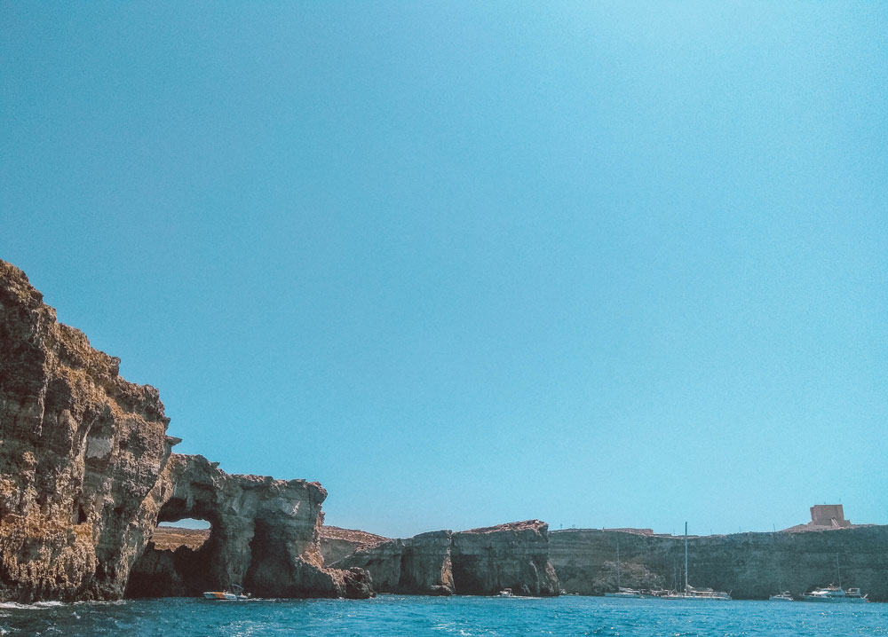 Cominotto island Comino, Malta