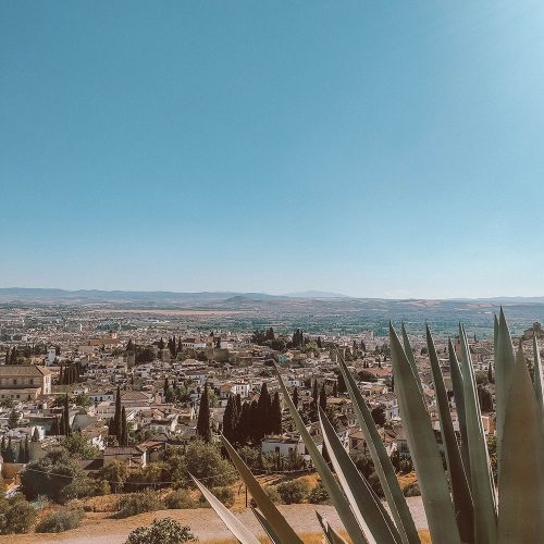 Granada view from a hill