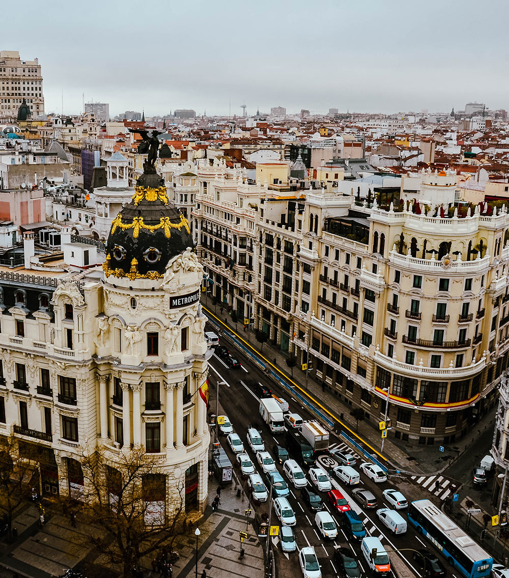 View from Circulo De Bellas Artes