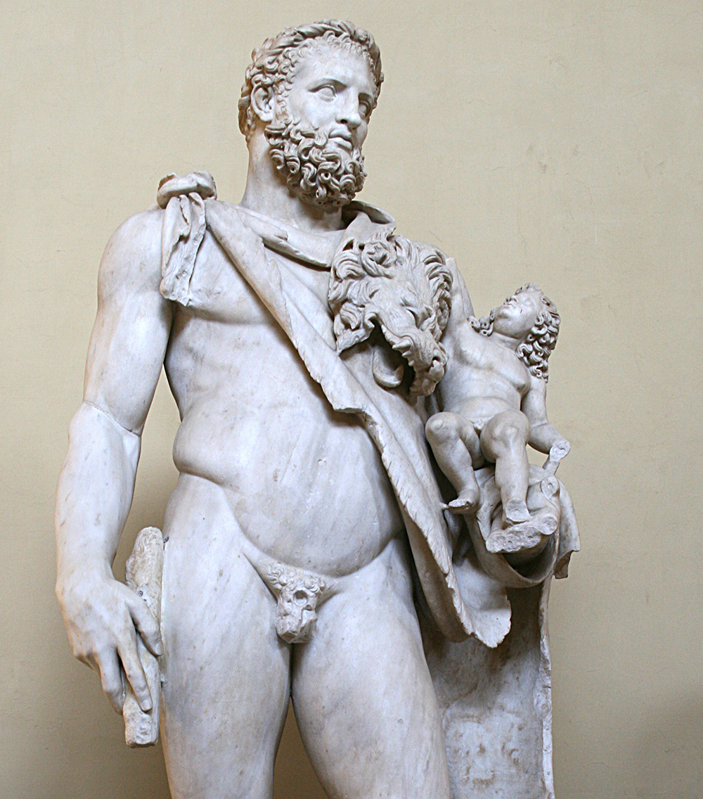 Hercules with infant Telephus - Chiaramonti Museum