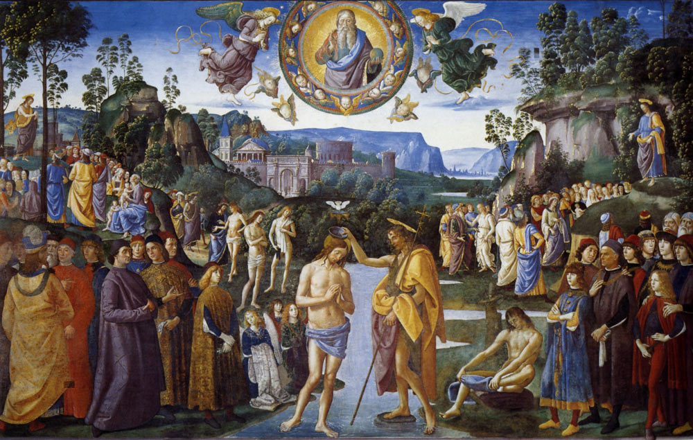 Baptism of Christ, Sistine Chapel