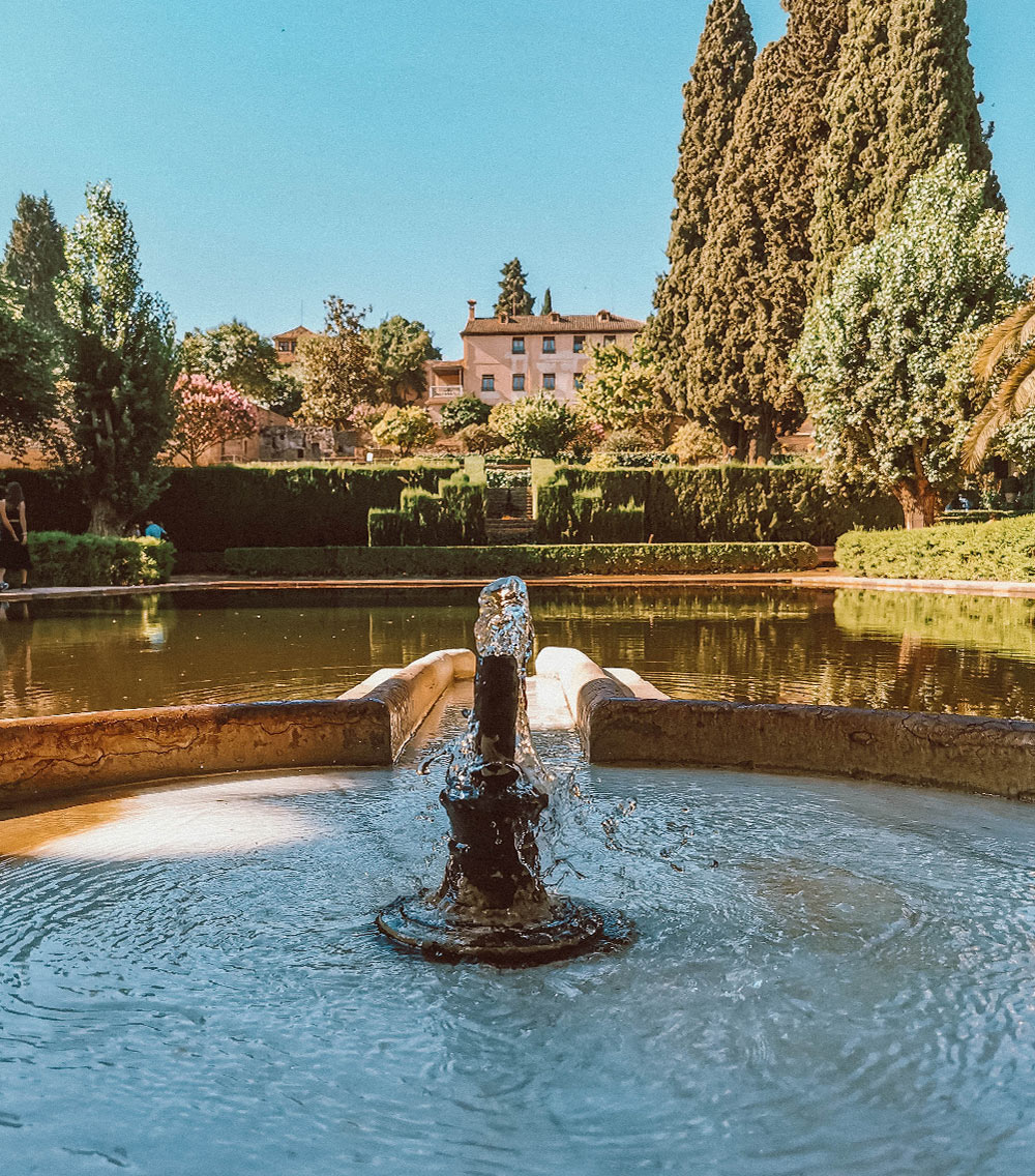 The Partal Gardens, Alhambra Granada