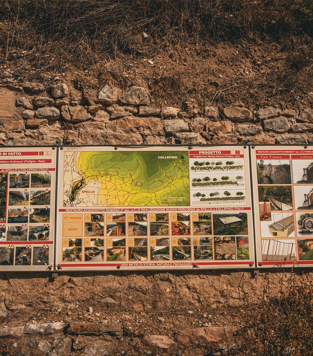 Italy, Spello Aqueduct Information